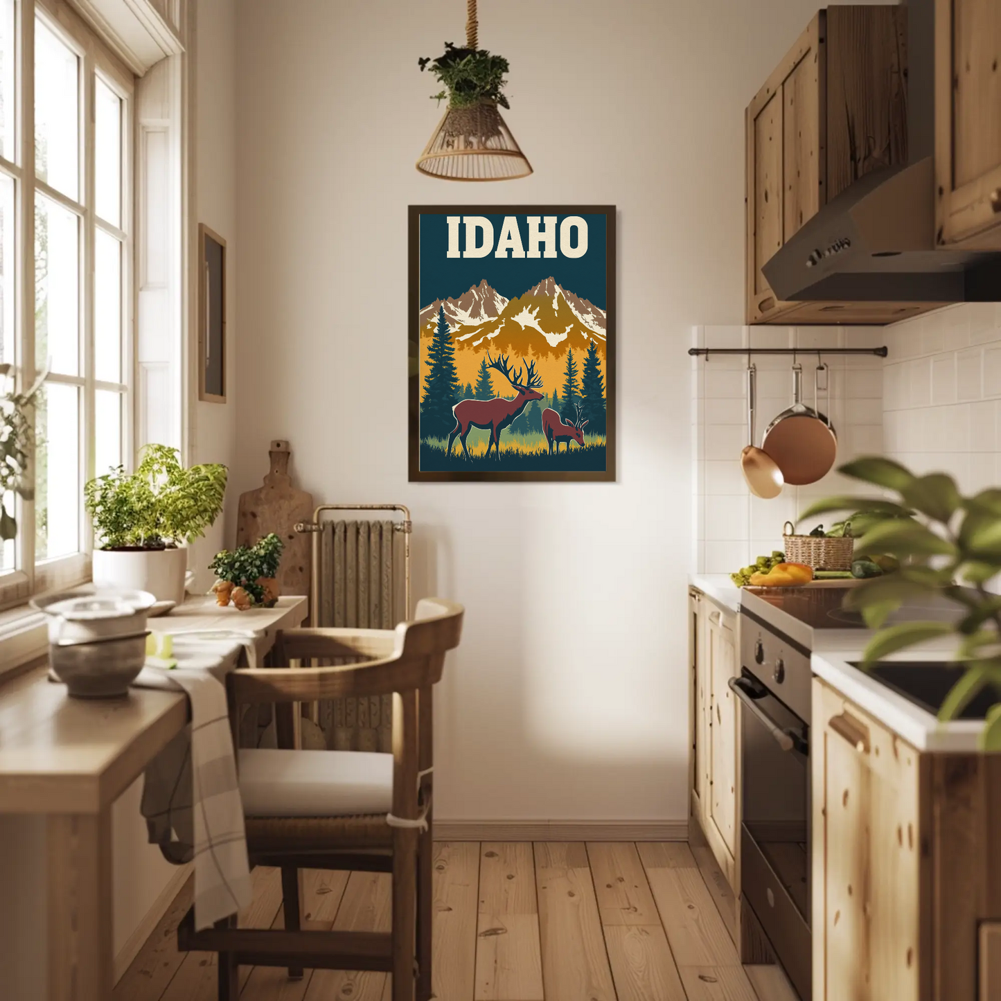 Vintage Poster Idaho Wildlife