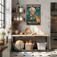 Einstein Relativity Scenic Academic Poster