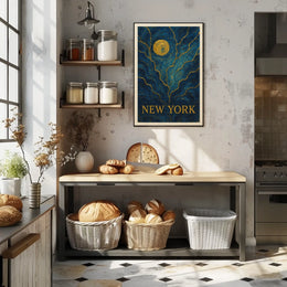New York Nightscape Poster