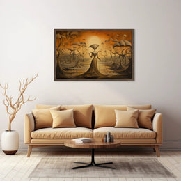 Surreal Dreamscape: Mystical Walk Through Fantasy or Mythology Poster