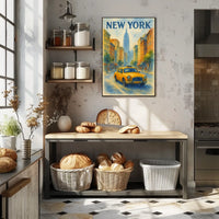 New York Cityscape Poster