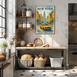 New York Cityscape Poster
