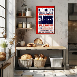 Vaudeville Magic Act Hardeen Historical or Presidential Poster