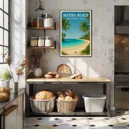 Matira Beach Bora Boras Jewel Poster