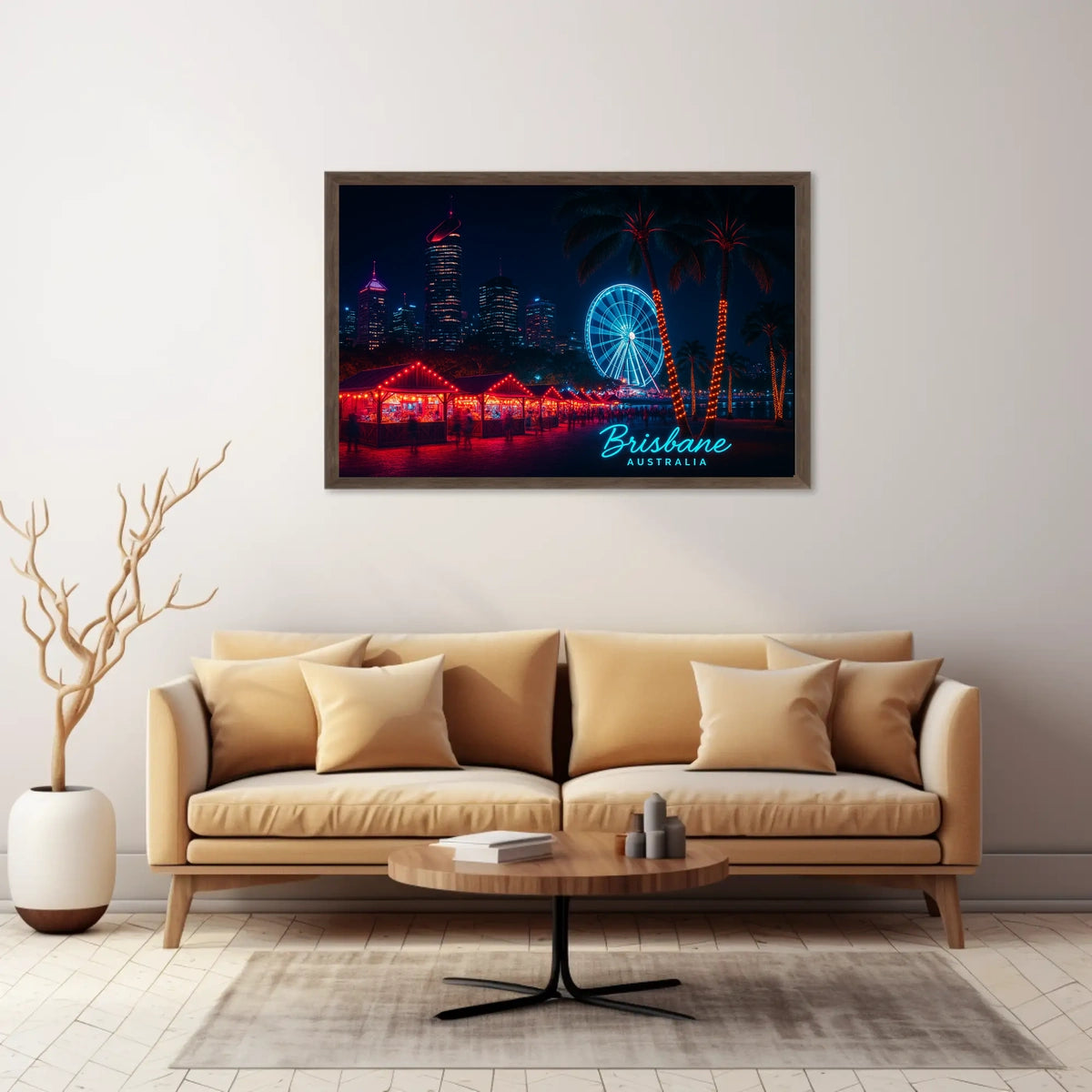 Brisbane Nights Poster