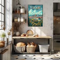 Scenic Tuscany Landscape Poster