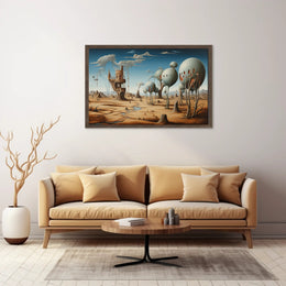 Surreal Desert Landscape: Fantasy or Mythology Poster