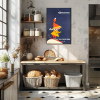 Scharnow Reisen Winter Guide 1958/59 Poster PosterGoat