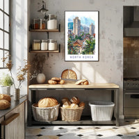 Urban Landscape of North Korea Poster PosterGoat