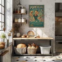 Popeye 94th Anniversary Vintage Pop Culture Poster