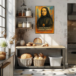 Saint Frances Xavier Cabrini Poster
