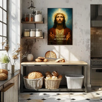 Jesus Christ Divine Light Classical Religious Artistic Poster
