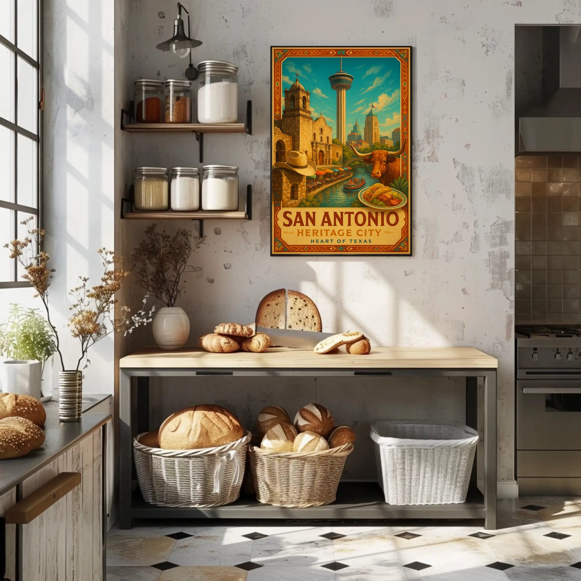 San Antonio: Heritage City Poster