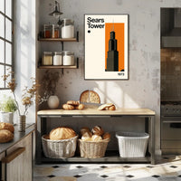 Sears Tower Travel Poster