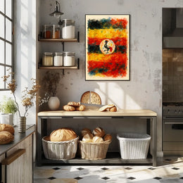 Vibrant Uganda Colors Wanderlust Decor Lovers Travel Inspired African Scenery Art Poster