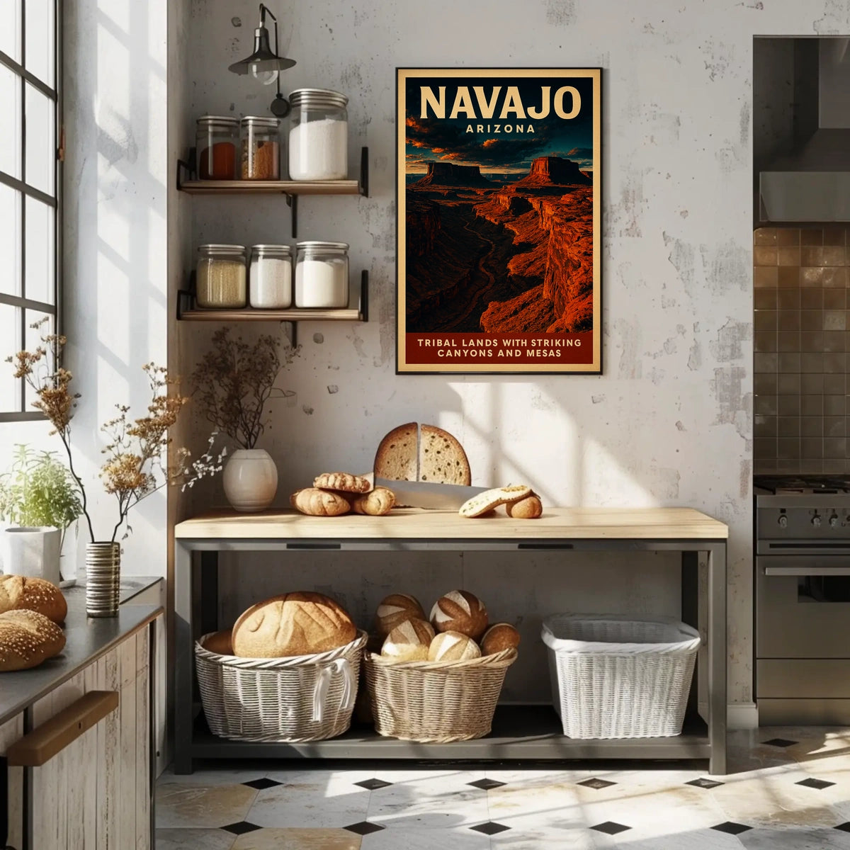 Navajo Arizona Tribal Lands Poster