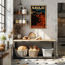 Navajo Arizona Tribal Lands Poster