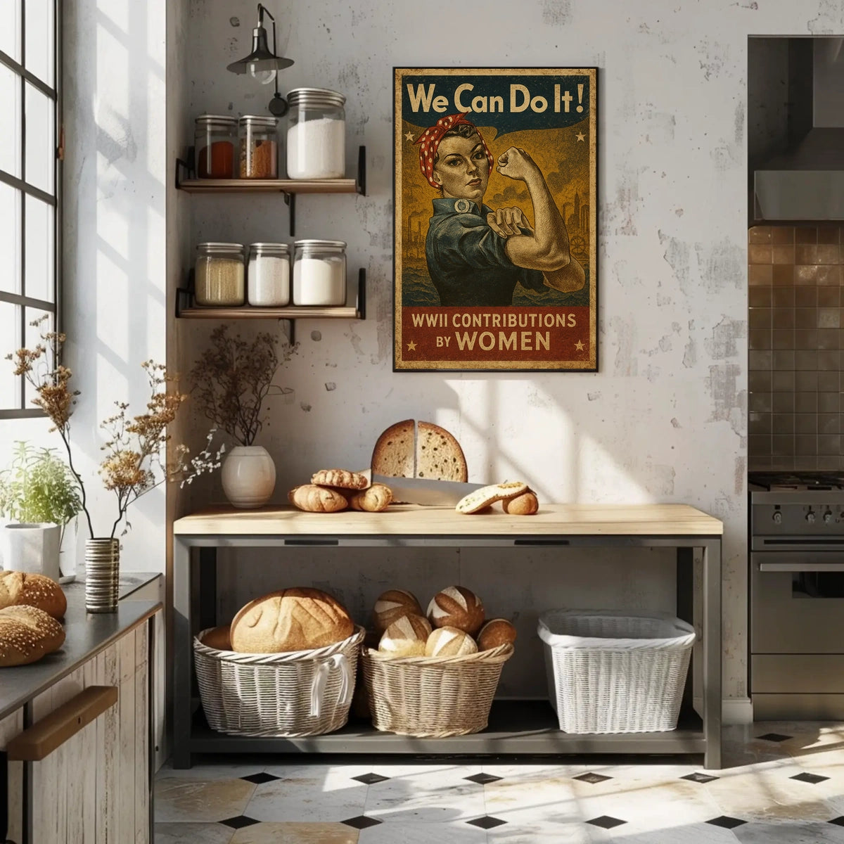 We Can Do It WWII Contributions by Women Poster
