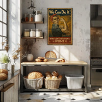 We Can Do It WWII Contributions by Women Poster