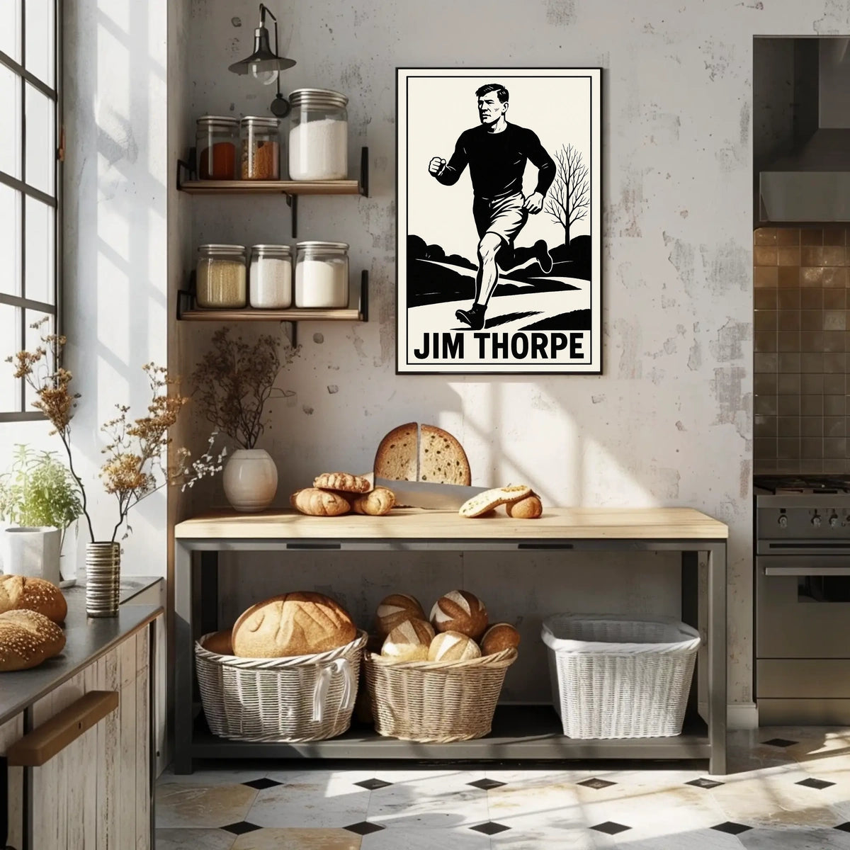 Jim Thorpe Athletic Icon Poster