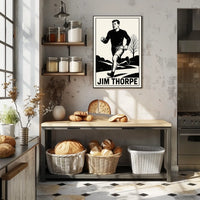 Jim Thorpe Athletic Icon Poster