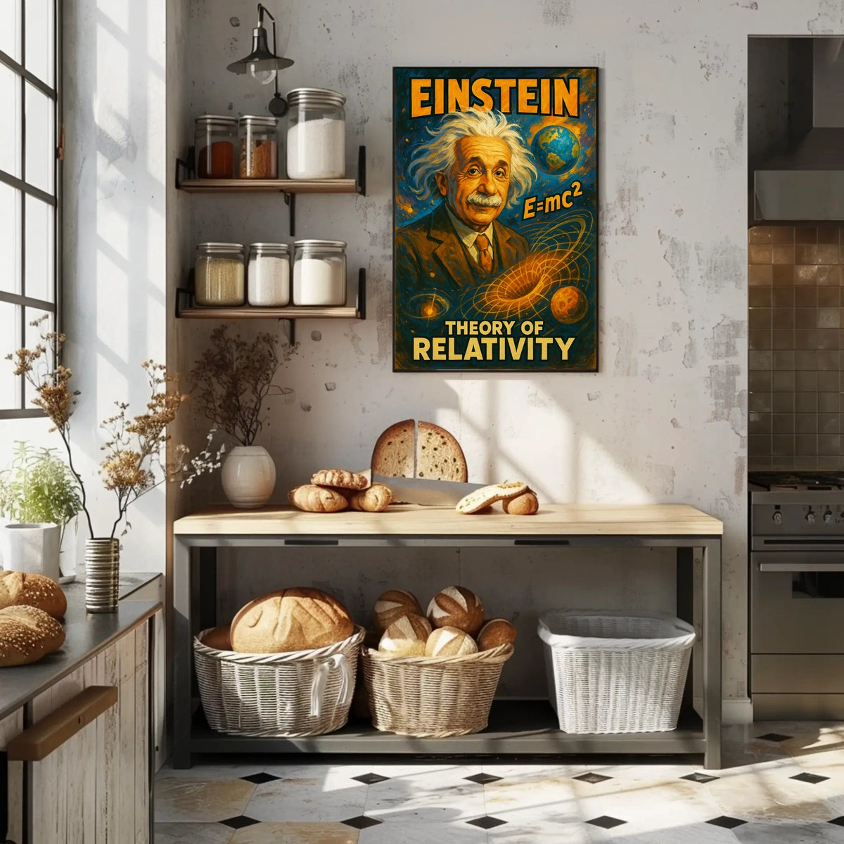 Einstein Relativity Vintage Science Student Poster