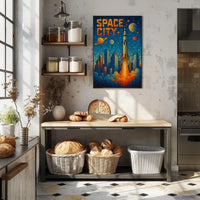 Space City Adventure Poster