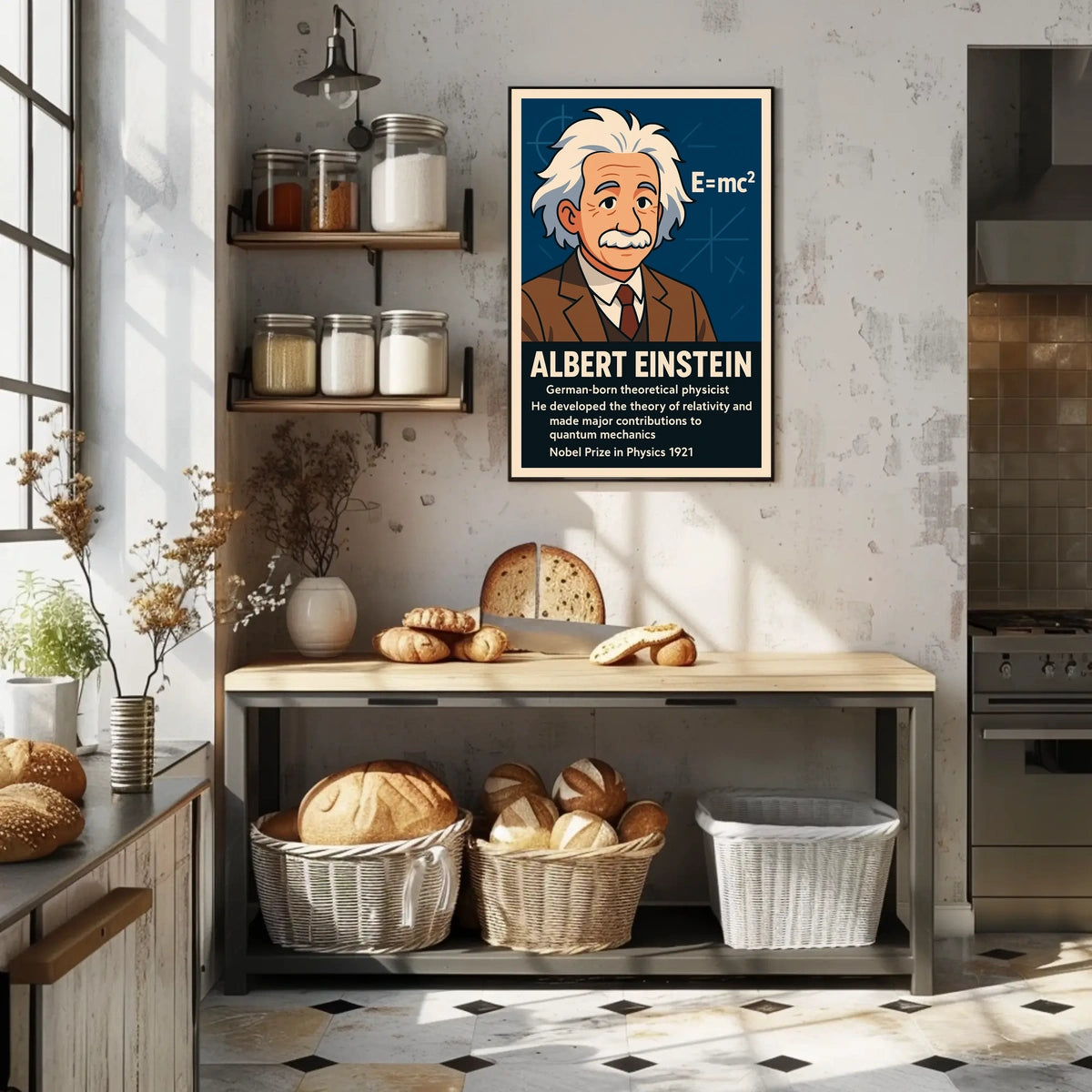 Albert Einstein Theoretical Physicist Poster