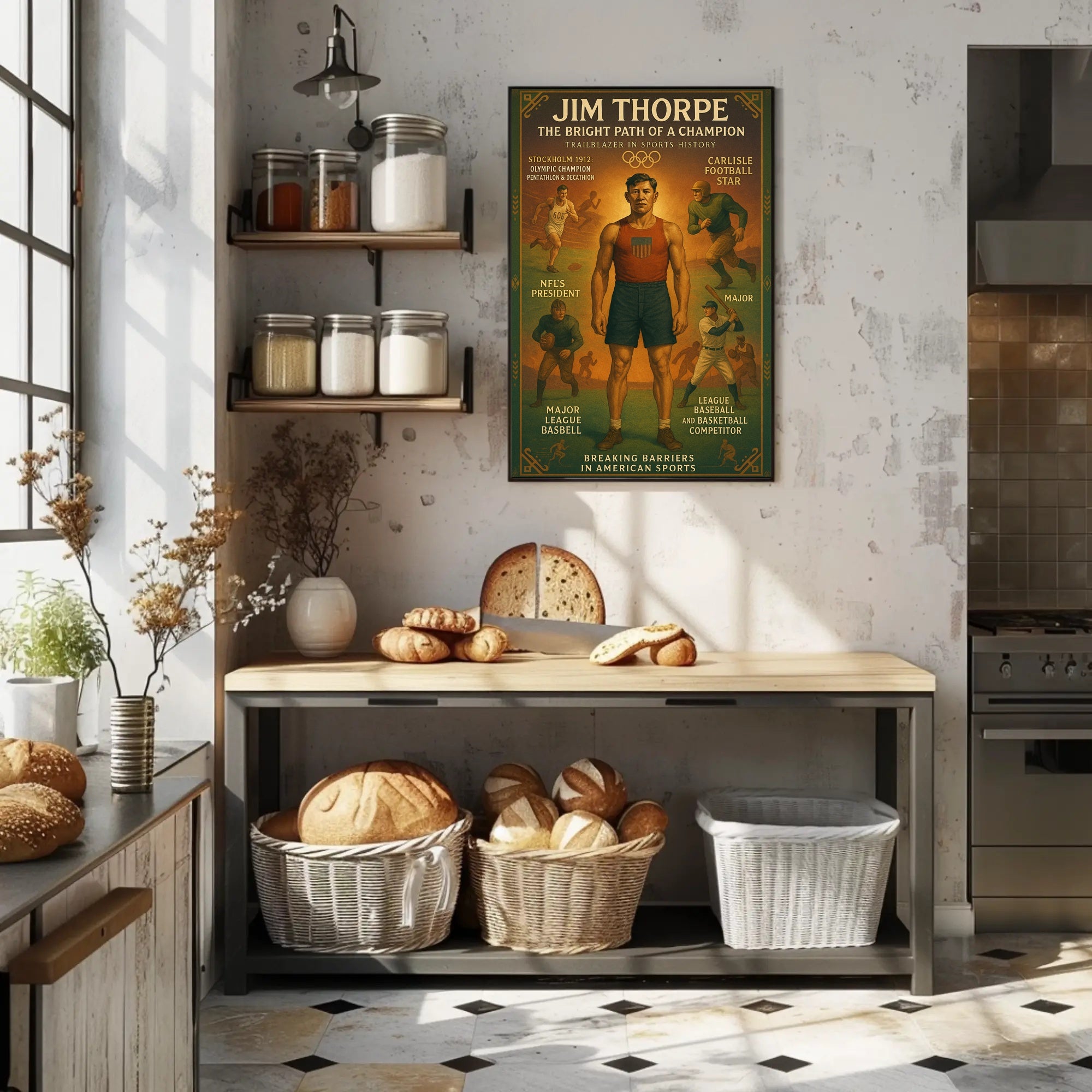 Jim Thorpe: The Bright Path of a Champion Poster