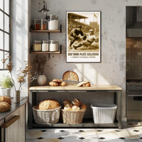 1897 Home-Plate Collision Poster