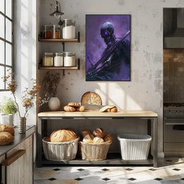 Skeleton Warrior Art: Dark Fantasy or Mythology Poster PosterGoat