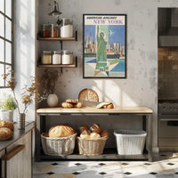 American Airlines New York Poster PosterGoat