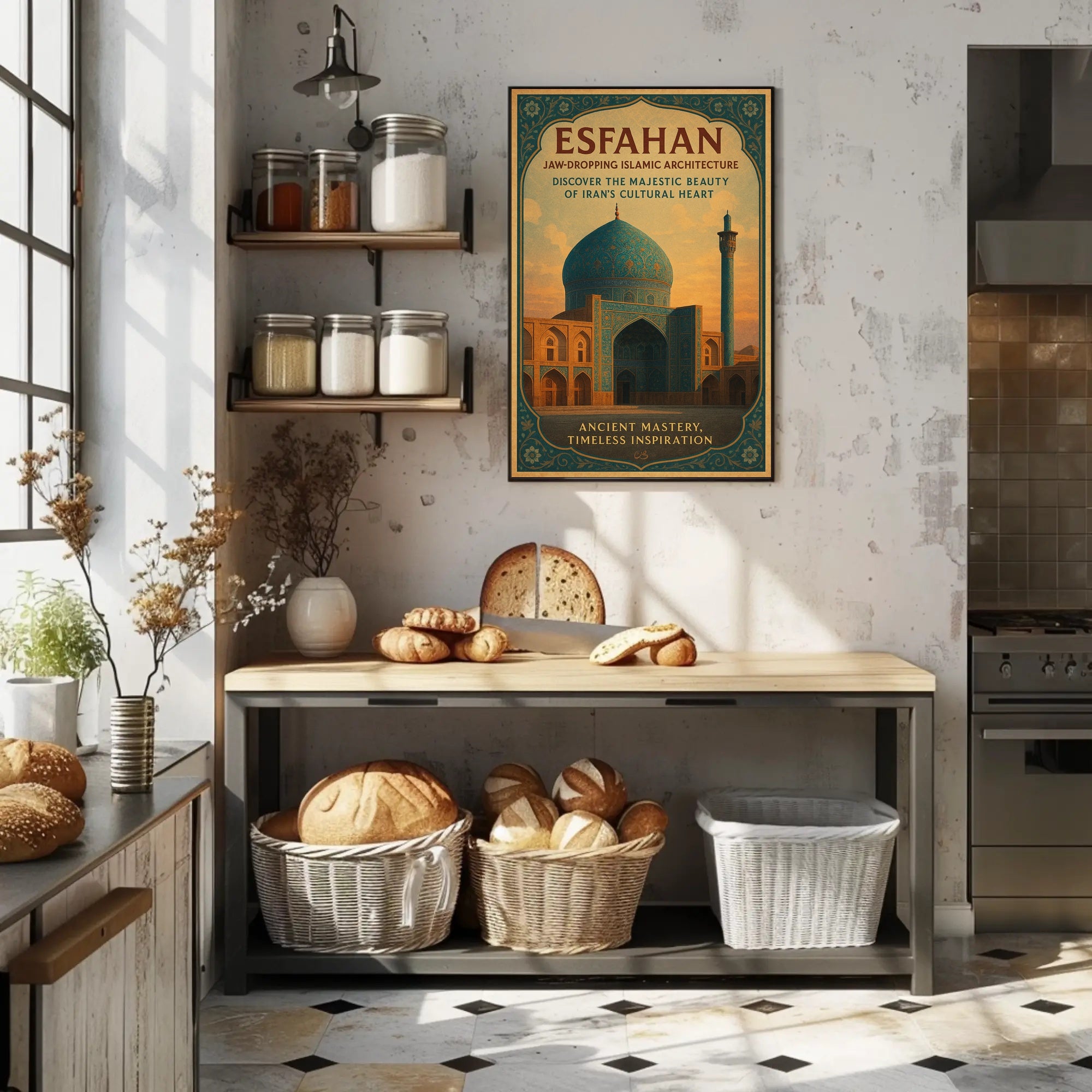 Esfahan – Majestic Islamic Architecture Poster PosterGoat