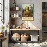 Saint Lucy Feast Day Poster