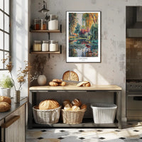 Giverny Garden Serenity: Impressionistic Artistic Poster PosterGoat