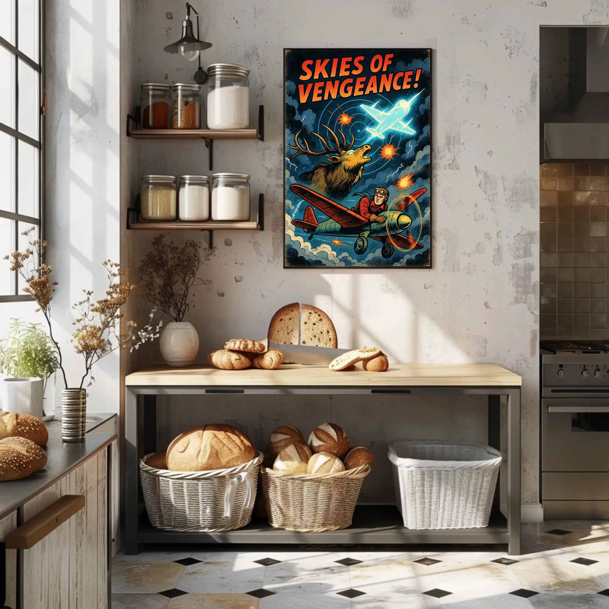 Skies of Vengeance Poster PosterGoat