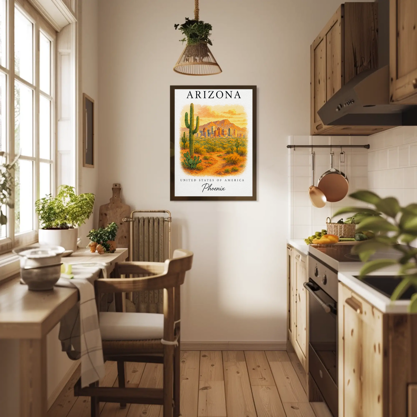 Arizona, Phoenix Signature Series Vintage Travel Poster