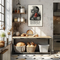 Franklin D. Roosevelt 32nd President of the United States Reflections Poster
