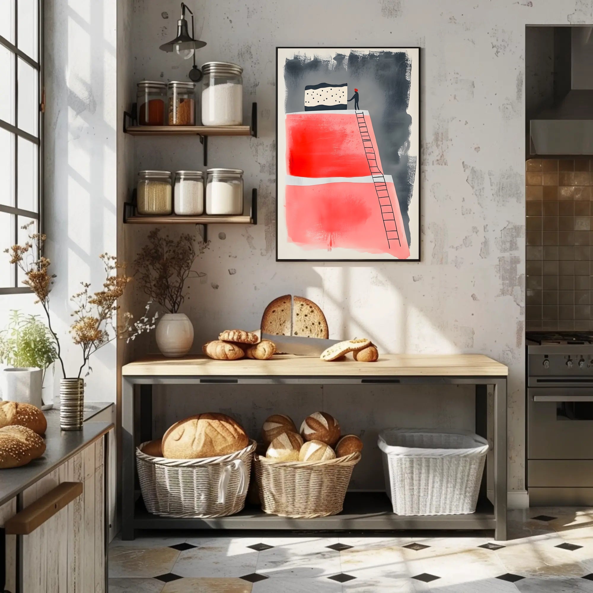 The Climb Scenic Inspirational Poster Wall Art