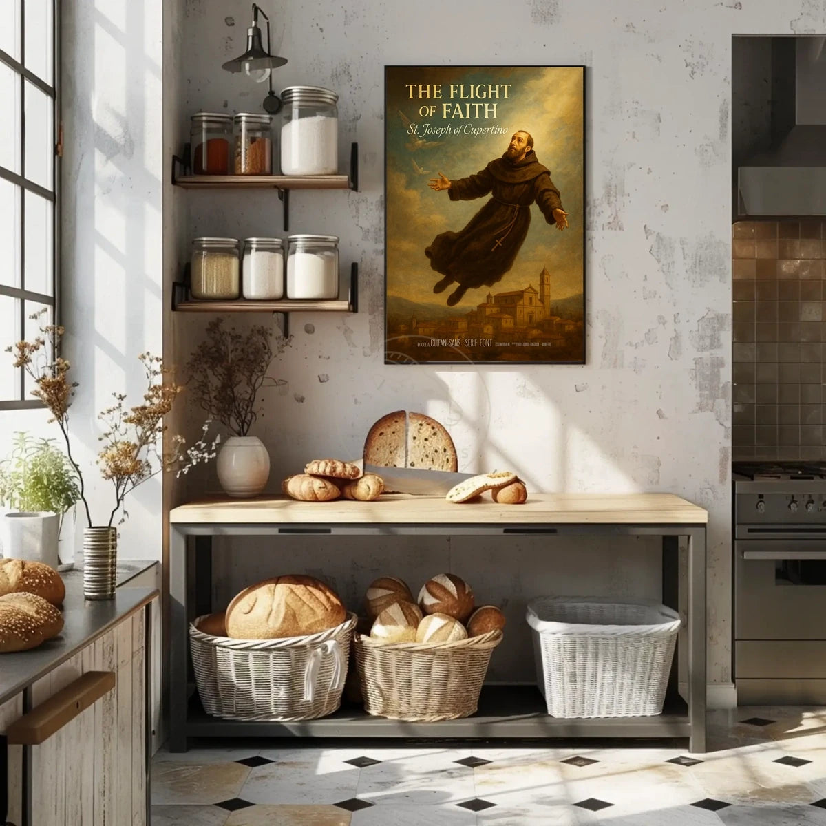 The Flight of Faith Inspires Cultural or Heritage Poster