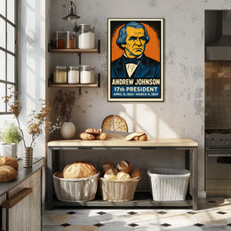 Andrew Johnson 17th President Poster