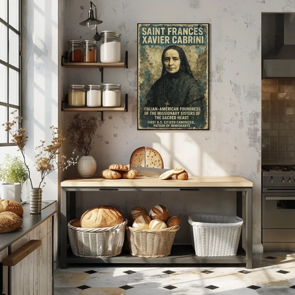 Saint Frances Xavier Cabrini Heritage Cultural or Heritage Poster
