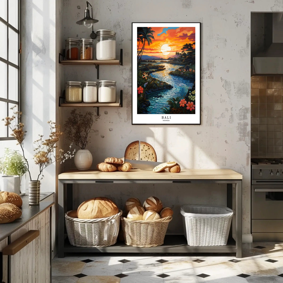 Bali Sunset Serenity Poster