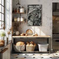 Amalfi Coast A Timeless Escape Poster 18x24 Wall Art