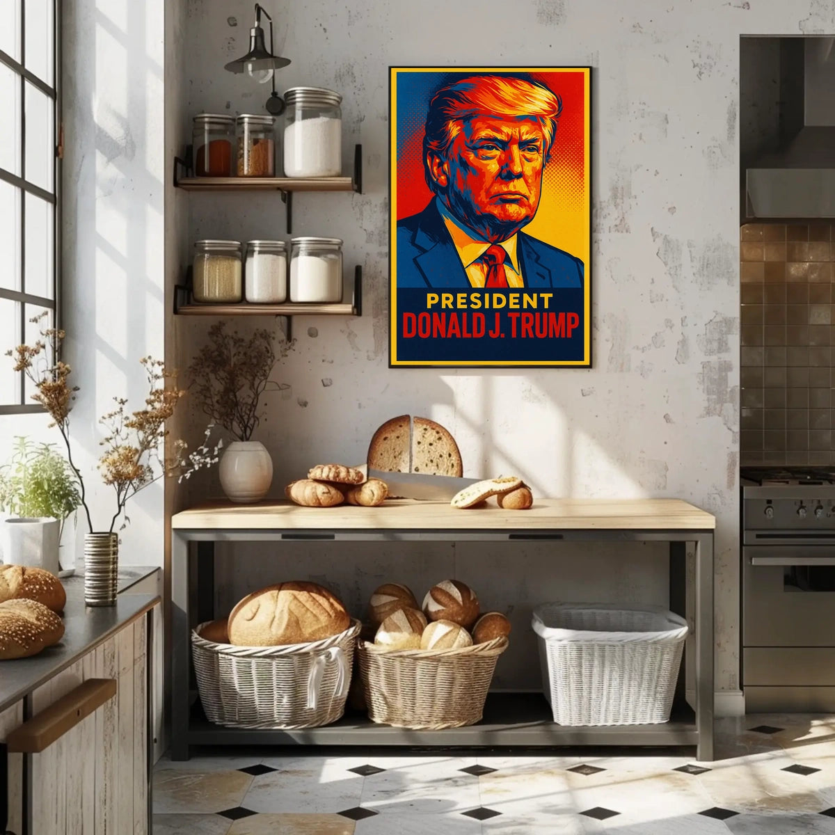 Donald J. Trump President Poster