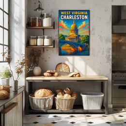 Charleston, West Virginia Poster