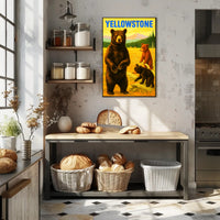 Yellowstone Bears Poster PosterGoat
