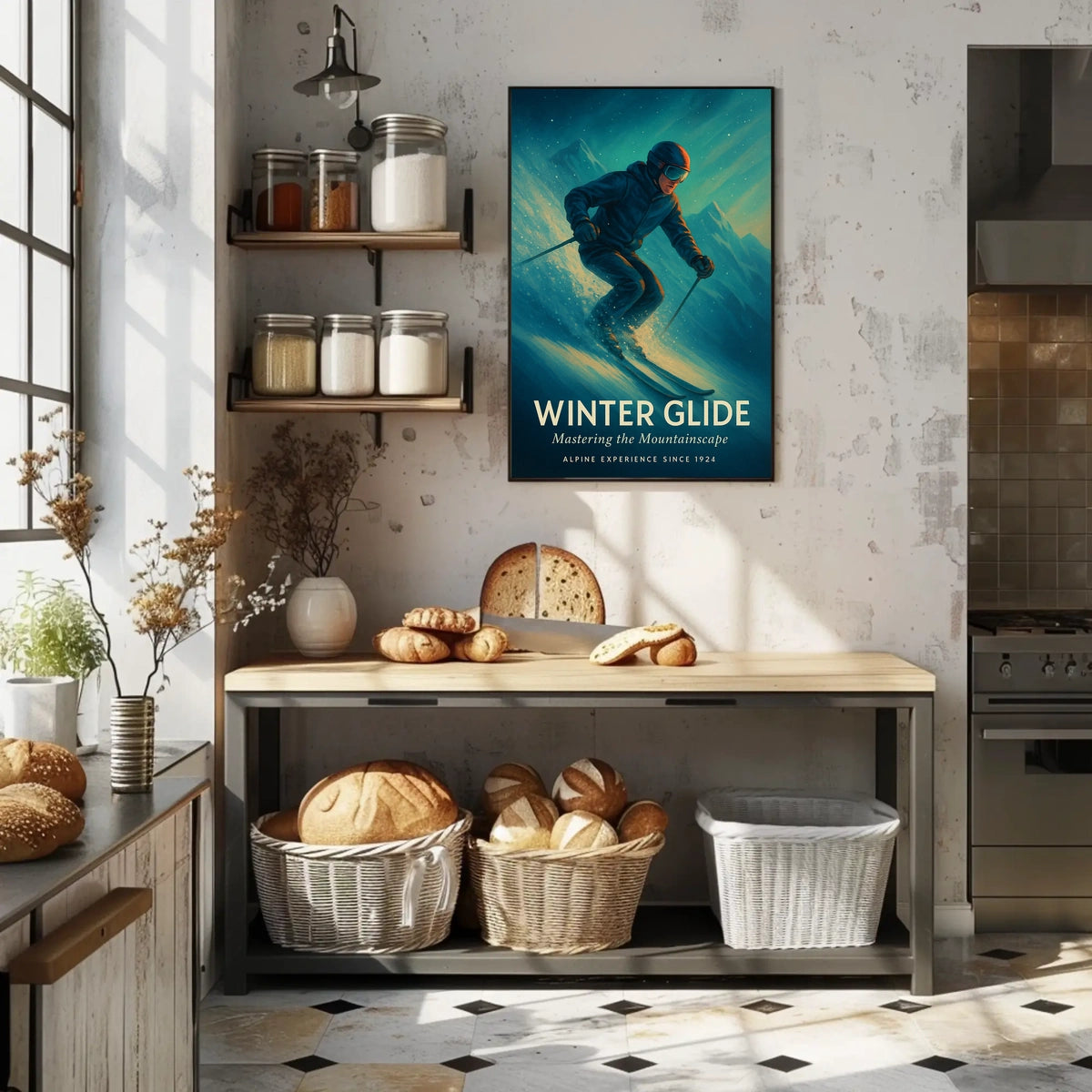 Winter Glide Poster