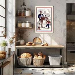 Political Satire Illustration Poster PosterGoat
