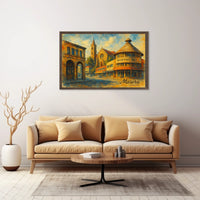 Maseru Cityscape Photography Realism Wanderlust Urban Skyline Timeless Cultural City Poster